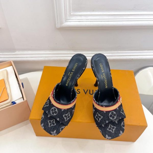 repliche,replica,perfette,siti di,affidabili,migliori siti,dove comprare,1:1,scarpe da ginnastica Pantofole in denim versione top 2024 LOUIS VUITTON