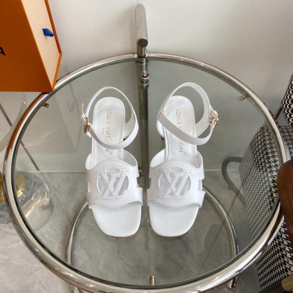 repliche,replica,perfette,siti di,affidabili,migliori siti,dove comprare,1:1,scarpe da ginnastica LOUIS VUITTON nuovo prodotto sandali con tacco a blocco vuoto serie lsola di alta qualità