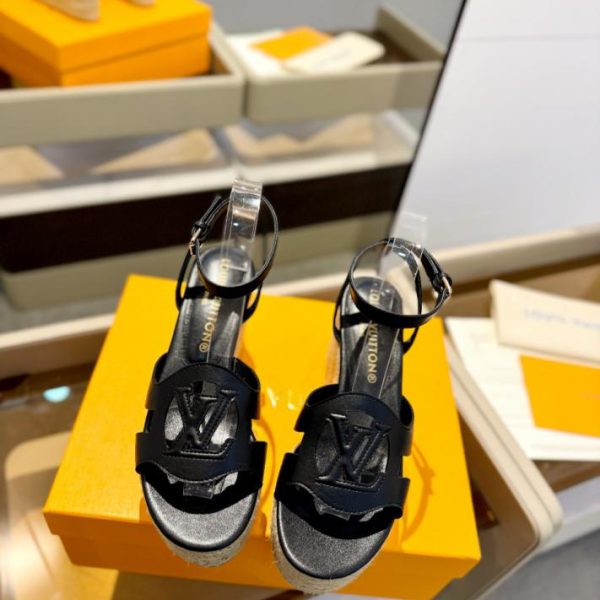 repliche,replica,perfette,siti di,affidabili,migliori siti,dove comprare,1:1,scarpe da ginnastica LOUIS VUITTON/2024 nuovi sandali in corda di canapa con suola spessa in stile passerella