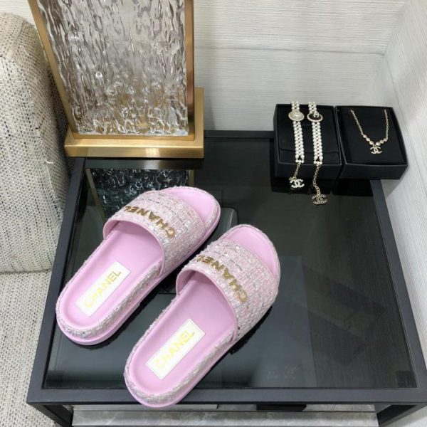 repliche,replica,perfette,siti di,affidabili,migliori siti,dove comprare,1:1,scarpe da ginnastica Esclusive pantofole CHANEL 2024 di alta qualità per la primavera e l’estate