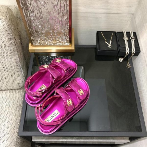 repliche,replica,perfette,siti di,affidabili,migliori siti,dove comprare,1:1,scarpe da ginnastica Sandali in velcro CHANEL 2024 di alta qualità