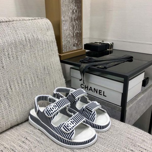 repliche,replica,perfette,siti di,affidabili,migliori siti,dove comprare,1:1,scarpe da ginnastica Sandali in velcro in tessuto a righe popolari 2024 di alta qualità