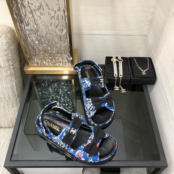 repliche,replica,perfette,siti di,affidabili,migliori siti,dove comprare,1:1,scarpe da ginnastica Sandali in velcro di ultima qualità CHANEL in tessuto di alta qualità