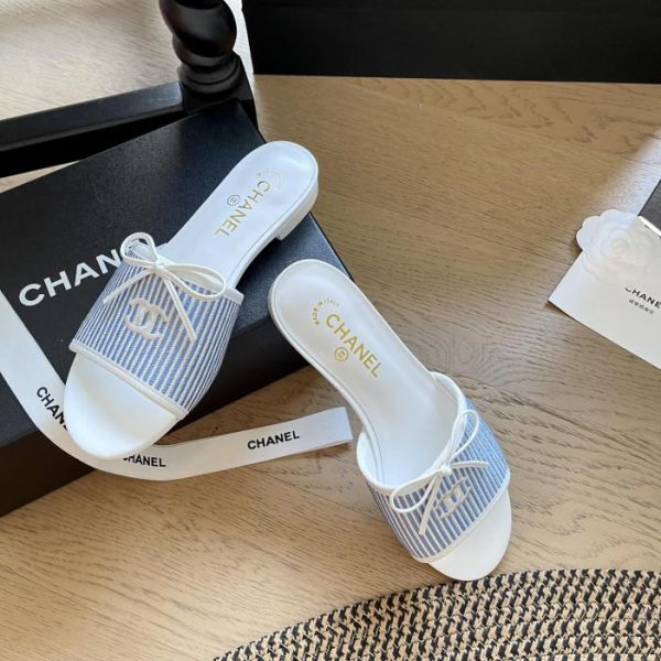 repliche,replica,perfette,siti di,affidabili,migliori siti,dove comprare,1:1,scarpe da ginnastica Chanel 24P nuove pantofole con fiocco!