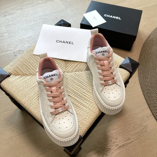 repliche,replica,perfette,siti di,affidabili,migliori siti,dove comprare,1:1,scarpe da ginnastica Torta panda con fondo spesso color block Chanel