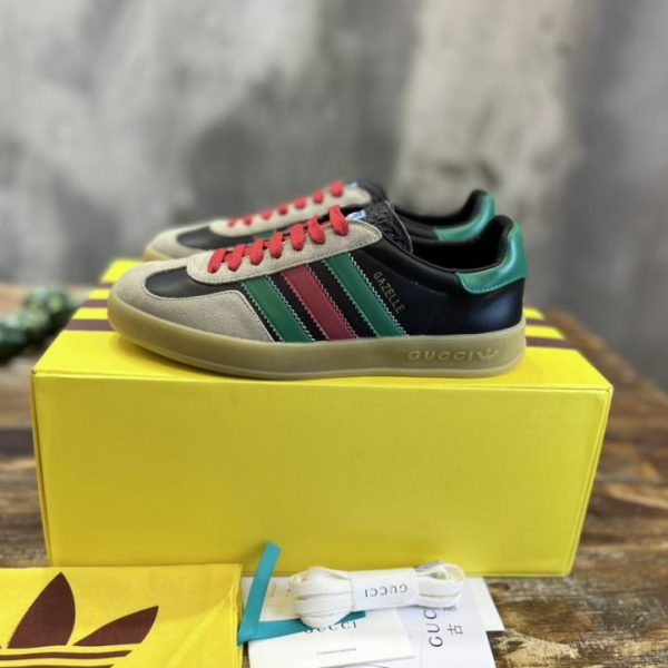 repliche,replica,perfette,siti di,affidabili,migliori siti,dove comprare,1:1,scarpe da ginnastica Versione top delle sneakers Gazelle congiunte adidas x Gucci
