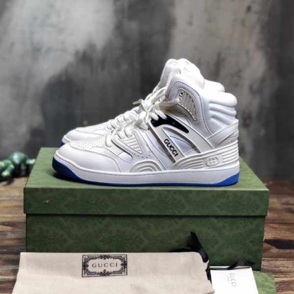 repliche,replica,perfette,siti di,affidabili,migliori siti,dove comprare,1:1,scarpe da ginnastica [Versione top] Le ultime sneakers alte Basket di Gucci per coppie