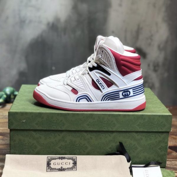 repliche,replica,perfette,siti di,affidabili,migliori siti,dove comprare,1:1,scarpe da ginnastica [Versione top] Le ultime sneakers alte Basket di Gucci per coppie