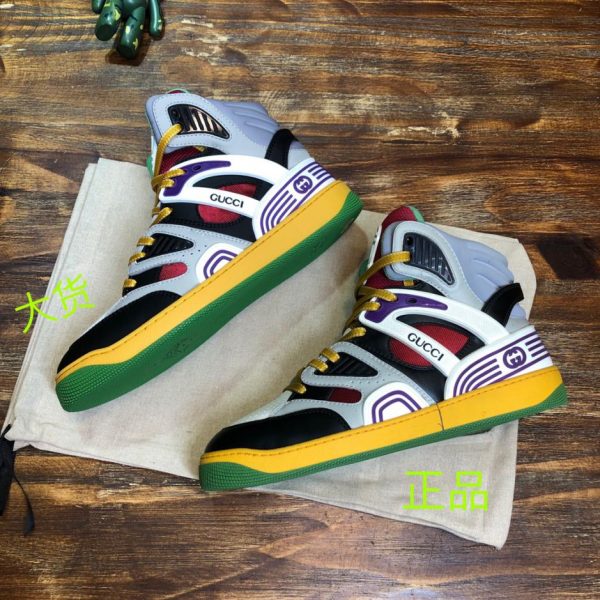 repliche,replica,perfette,siti di,affidabili,migliori siti,dove comprare,1:1,scarpe da ginnastica [Versione top] Le ultime sneakers alte Basket di Gucci per coppie