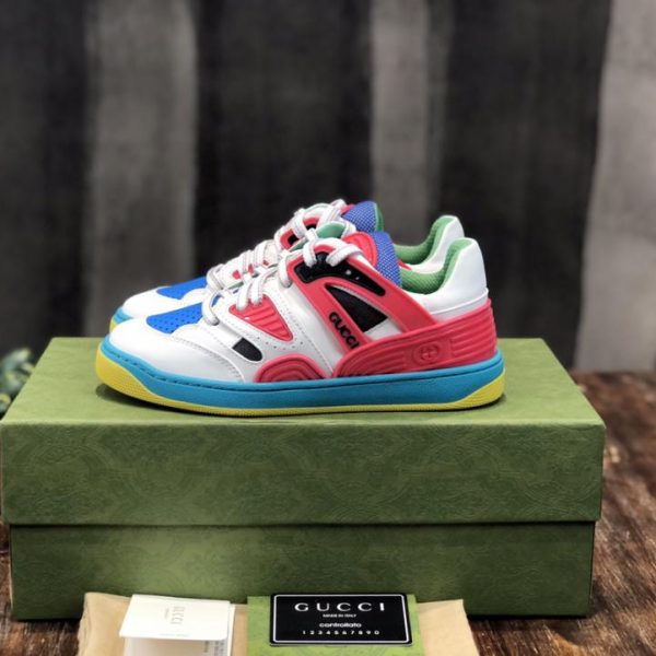 repliche,replica,perfette,siti di,affidabili,migliori siti,dove comprare,1:1,scarpe da ginnastica [Versione top] Le ultime sneakers basse della coppia Basket di Gucci