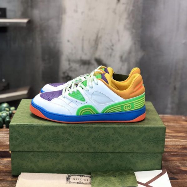 repliche,replica,perfette,siti di,affidabili,migliori siti,dove comprare,1:1,scarpe da ginnastica [Versione top] Le ultime sneakers basse della coppia Basket di Gucci
