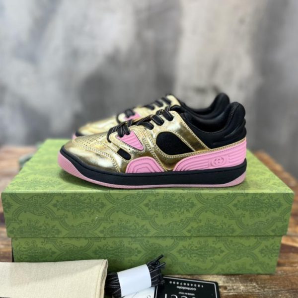 repliche,replica,perfette,siti di,affidabili,migliori siti,dove comprare,1:1,scarpe da ginnastica [Versione top] Le ultime sneakers basse della coppia Basket di Gucci