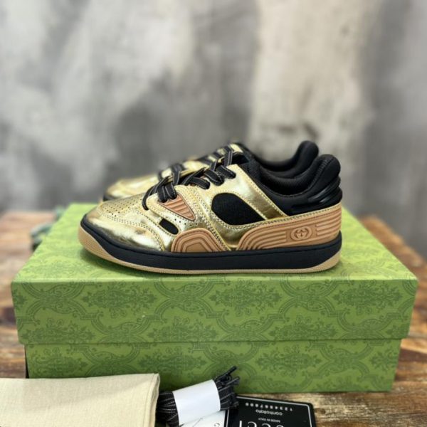repliche,replica,perfette,siti di,affidabili,migliori siti,dove comprare,1:1,scarpe da ginnastica [Versione top] Le ultime sneakers basse della coppia Basket di Gucci