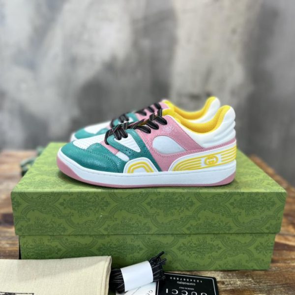 repliche,replica,perfette,siti di,affidabili,migliori siti,dove comprare,1:1,scarpe da ginnastica [Versione top] Le ultime sneakers basse della coppia Basket di Gucci