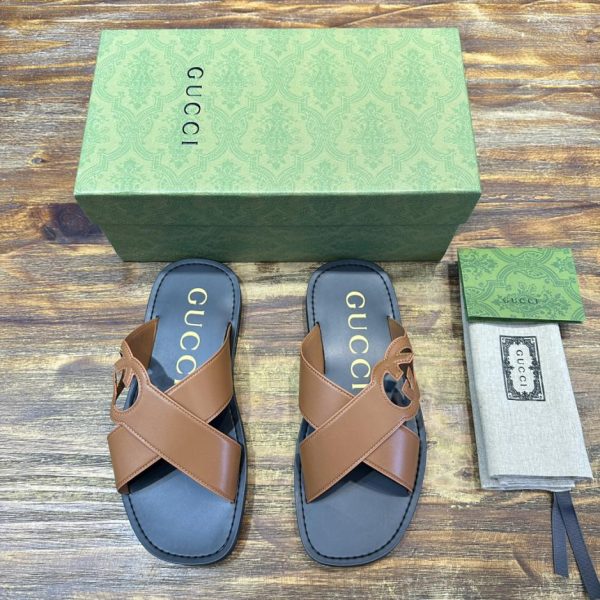 repliche,replica,perfette,siti di,affidabili,migliori siti,dove comprare,1:1,scarpe da ginnastica [Versione top] Ciabatte incrociate infradito Gucci 2024