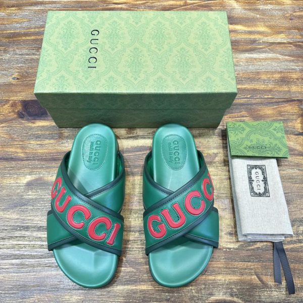 repliche,replica,perfette,siti di,affidabili,migliori siti,dove comprare,1:1,scarpe da ginnastica [Versione top] Ciabatte incrociate infradito Gucci 2024