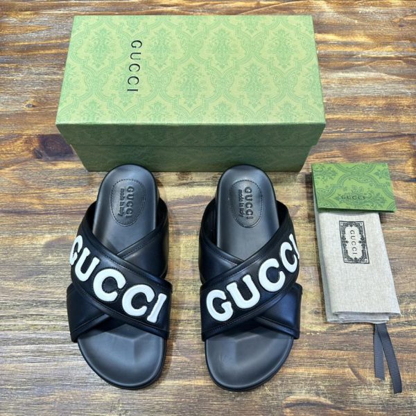 repliche,replica,perfette,siti di,affidabili,migliori siti,dove comprare,1:1,scarpe da ginnastica [Versione top] Ciabatte incrociate infradito Gucci 2024