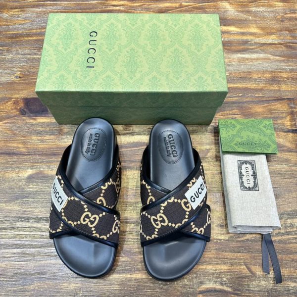 repliche,replica,perfette,siti di,affidabili,migliori siti,dove comprare,1:1,scarpe da ginnastica [Versione top] Ciabatte incrociate infradito Gucci 2024