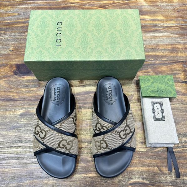 repliche,replica,perfette,siti di,affidabili,migliori siti,dove comprare,1:1,scarpe da ginnastica [Versione top] Ciabatte incrociate infradito Gucci 2024