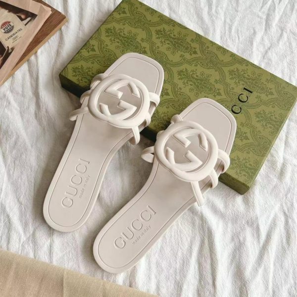 GUCCI (versione in PVC opaco) 2024 scarpe da spiaggia in gelatina