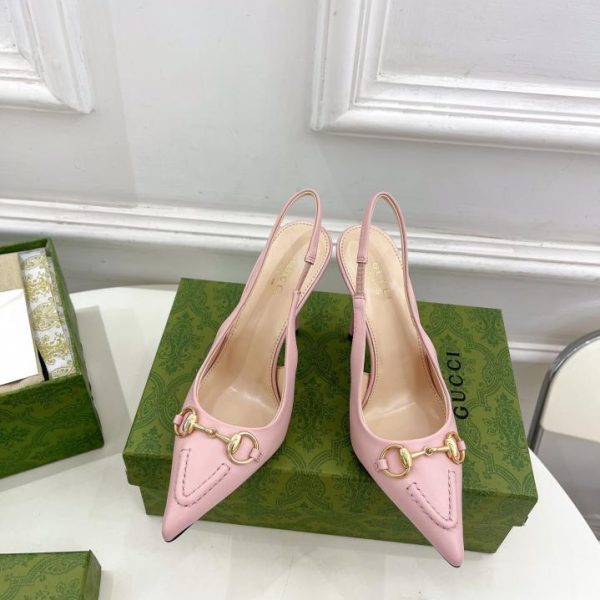 Gucci nuove décolleté slingback con morsetto