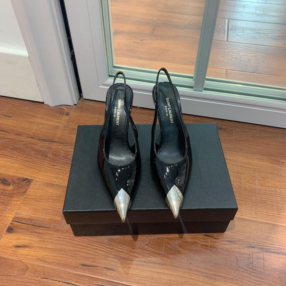 repliche,replica,perfette,siti di,affidabili,migliori siti,dove comprare,1:1,scarpe da ginnastica 【SANT LAUREN】Scarpe vuote con punta in metallo e retro