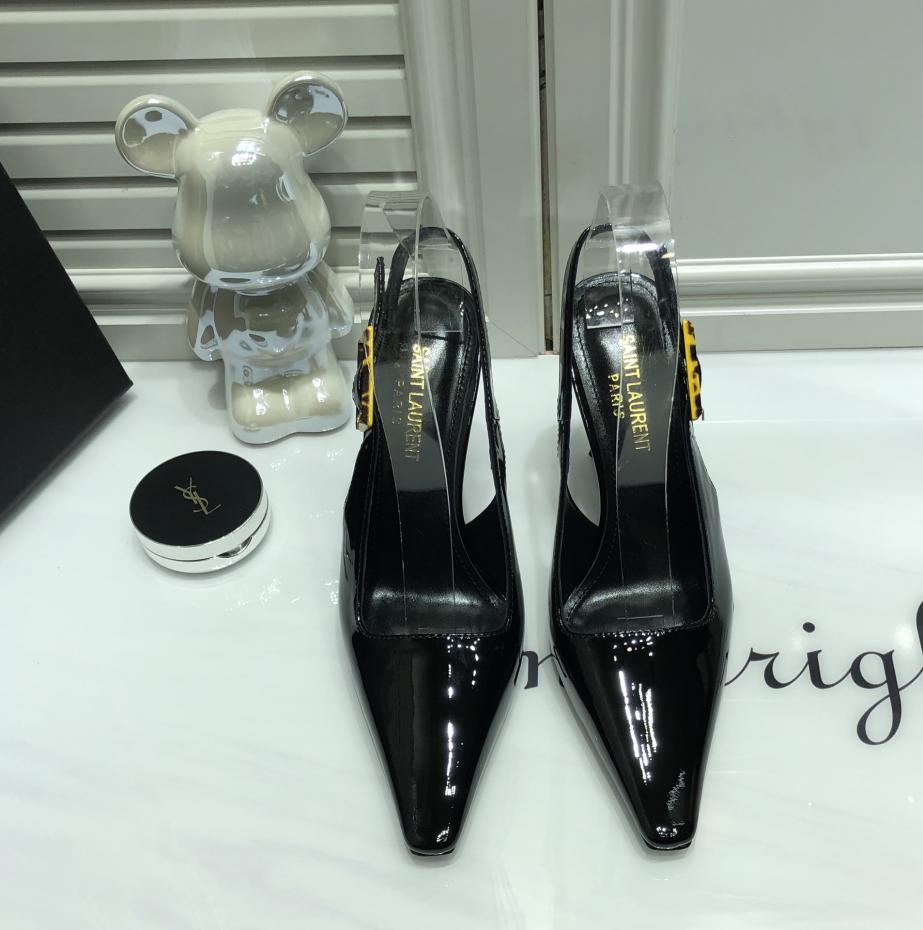 repliche,replica,perfette,siti di,affidabili,migliori siti,dove comprare,1:1,scarpe da ginnastica Décolleté con catena di diamanti in metallo Saint Laurent Lee di alta qualità