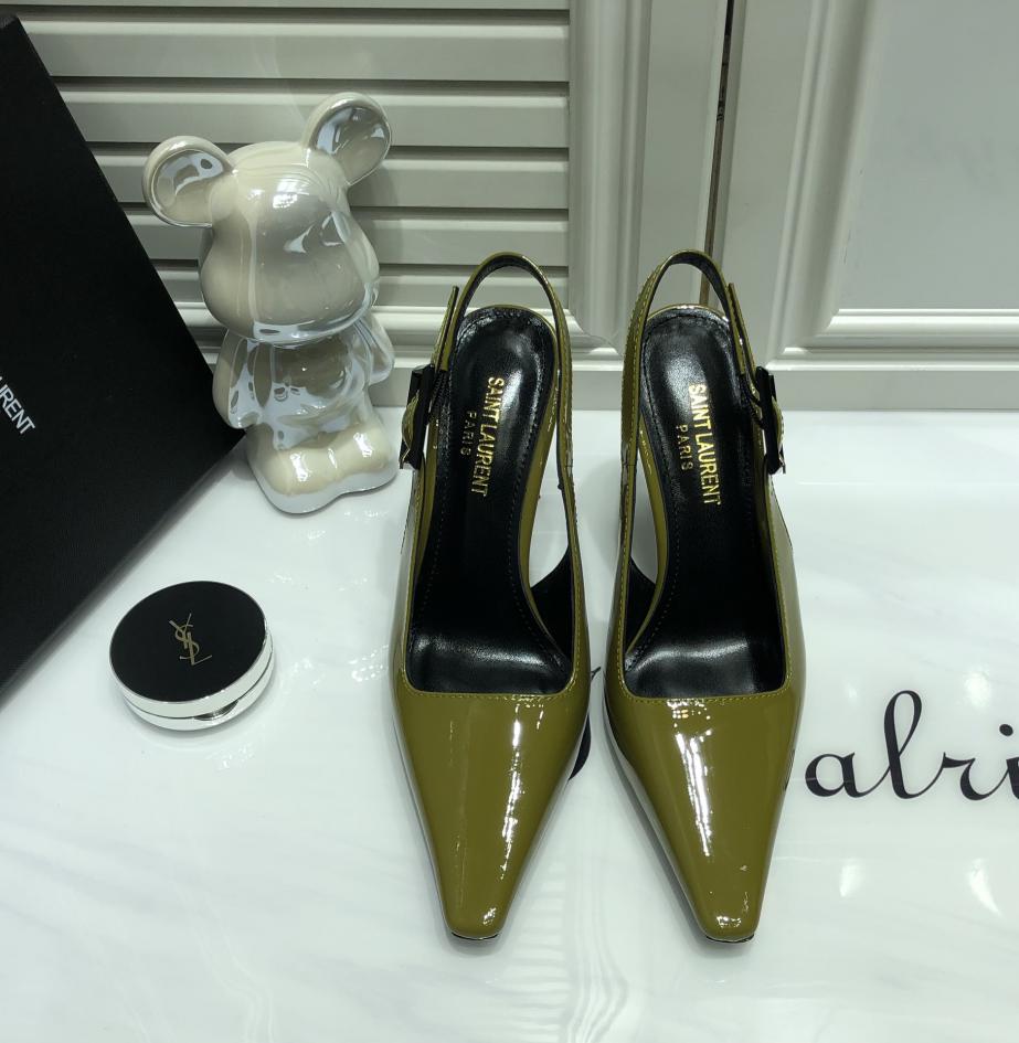 repliche,replica,perfette,siti di,affidabili,migliori siti,dove comprare,1:1,scarpe da ginnastica Décolleté con catena di diamanti in metallo Saint Laurent Lee di alta qualità