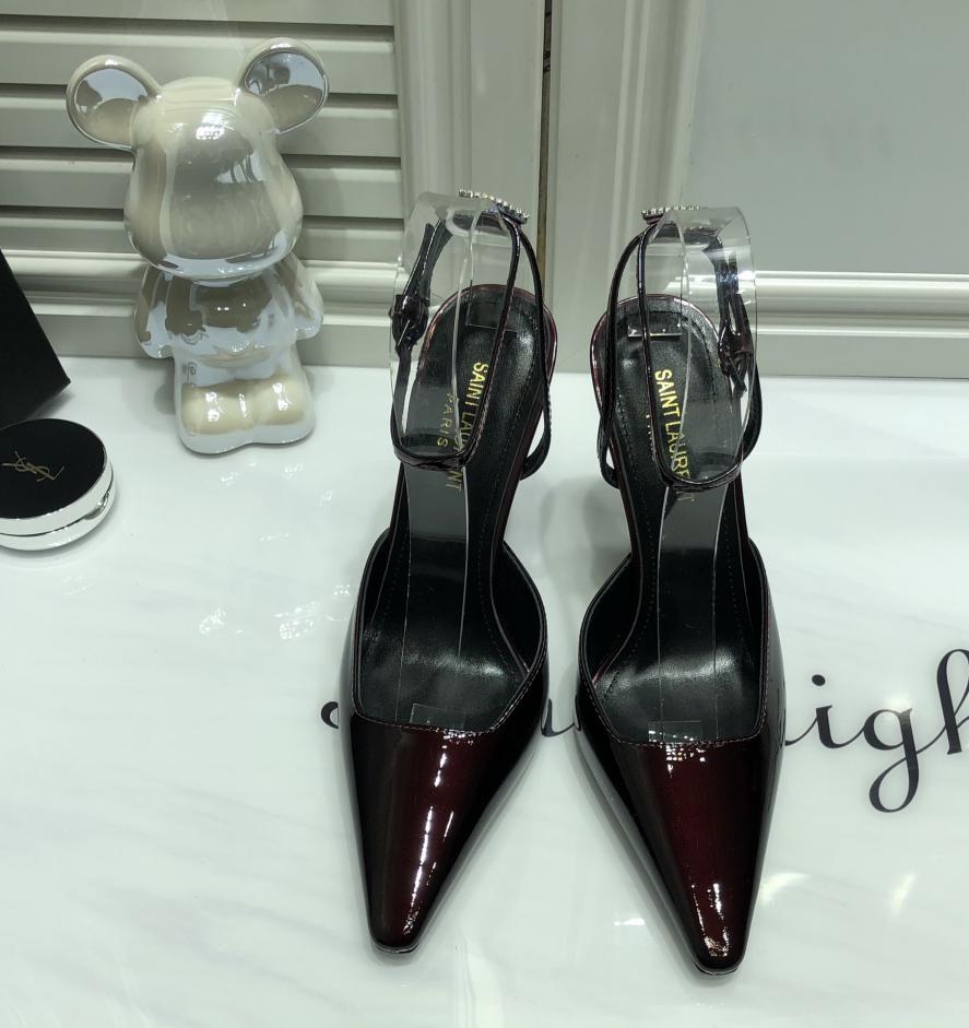 repliche,replica,perfette,siti di,affidabili,migliori siti,dove comprare,1:1,scarpe da ginnastica Décolleté con fibbia in strass Swarovski metallizzati Saint Laurent Lee di alta qualità