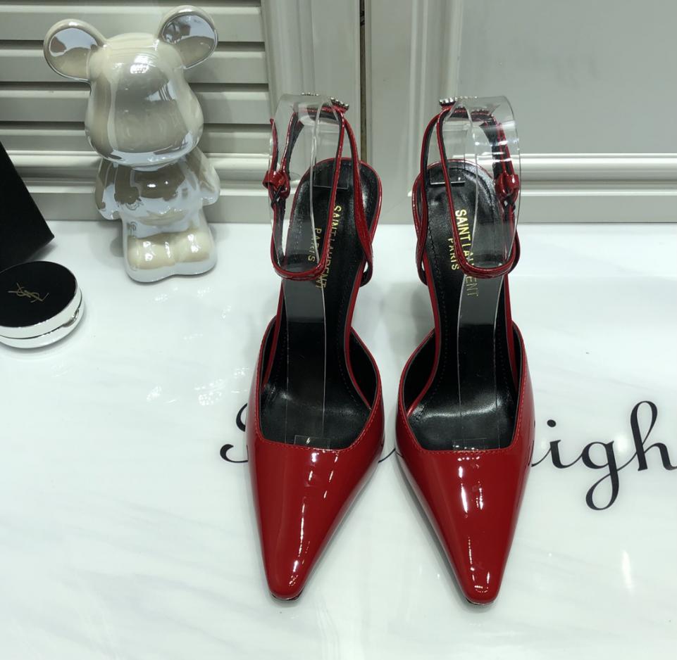 repliche,replica,perfette,siti di,affidabili,migliori siti,dove comprare,1:1,scarpe da ginnastica Décolleté con fibbia in strass Swarovski metallizzati Saint Laurent Lee di alta qualità