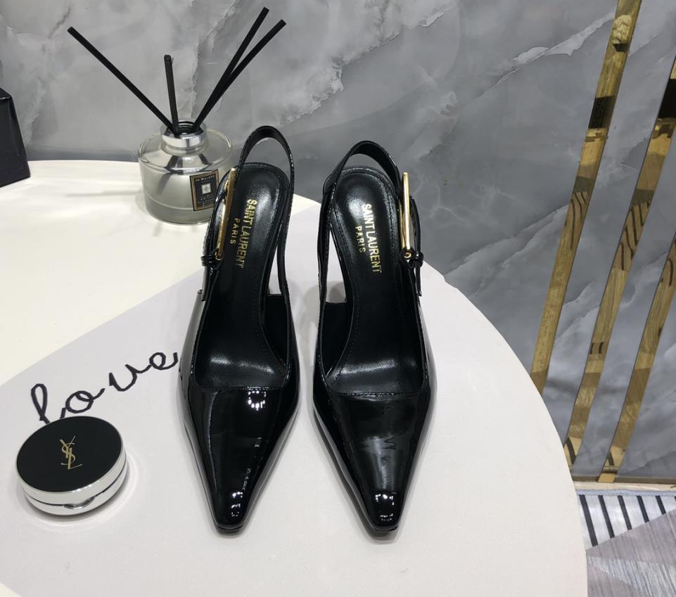 repliche,replica,perfette,siti di,affidabili,migliori siti,dove comprare,1:1,scarpe da ginnastica Décolleté con tacco in acciaio metallo Saint Laurent Lee di alta qualità