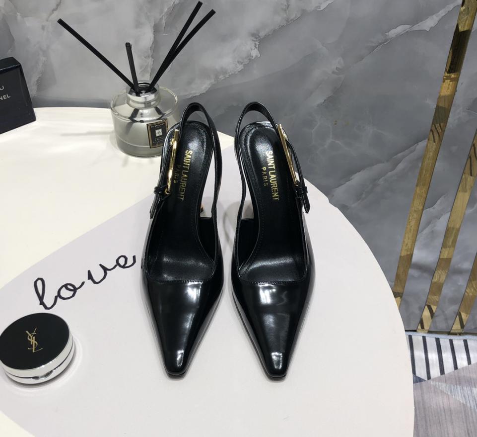 repliche,replica,perfette,siti di,affidabili,migliori siti,dove comprare,1:1,scarpe da ginnastica Décolleté con tacco in acciaio metallico Saint Laurent Lee di alta qualità
