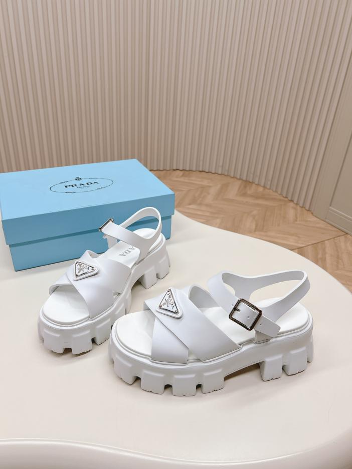 repliche,replica,perfette,siti di,affidabili,migliori siti,dove comprare,1:1,scarpe da ginnastica PRADA2024 sandali romani in gomma intrecciata con suola spessa a dente di sega