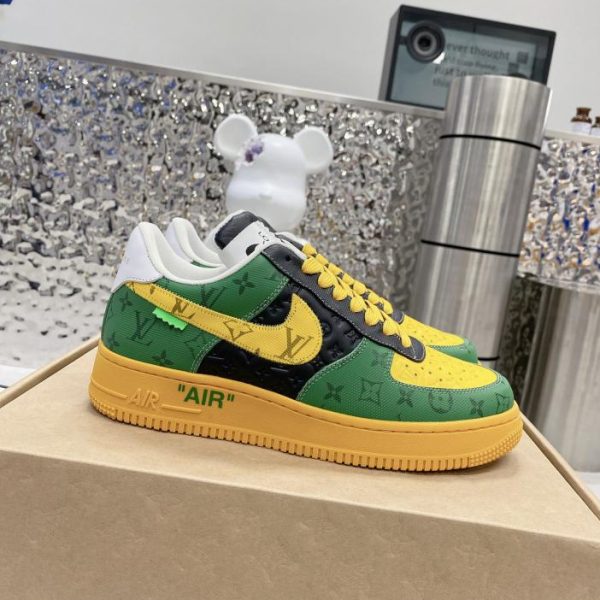 repliche,replica,perfette,siti di,affidabili,migliori siti,dove comprare,1:1,scarpe da ginnastica Stile di coppia! Louis Vuitton xNike AirForce1