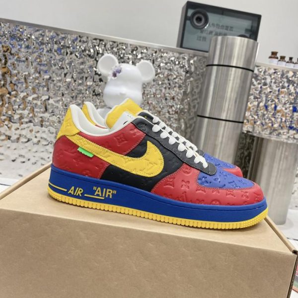 repliche,replica,perfette,siti di,affidabili,migliori siti,dove comprare,1:1,scarpe da ginnastica Stile di coppia! Louis Vuitton xNike AirForce1