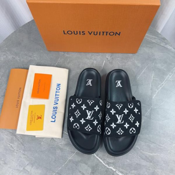 Louis Vuiton 2024 primavera ed estate nuove pantofole di paglia versione top