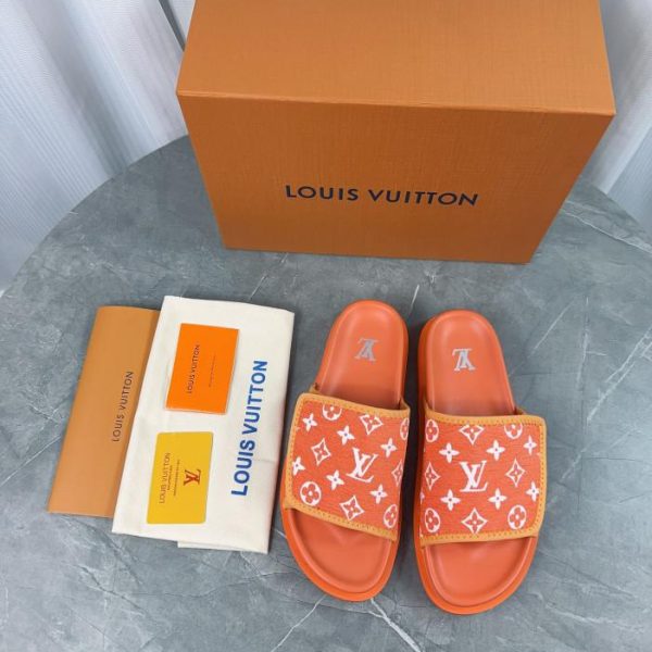 repliche,replica,perfette,siti di,affidabili,migliori siti,dove comprare,1:1,scarpe da ginnastica Louis Vuiton 2024 primavera ed estate nuove pantofole di paglia versione top