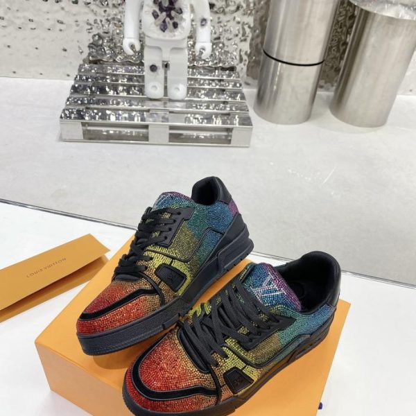 repliche,replica,perfette,siti di,affidabili,migliori siti,dove comprare,1:1,scarpe da ginnastica [Stile diamante] Stile coppia LouisVuitto Louis Vuiton Traine Stile passerella