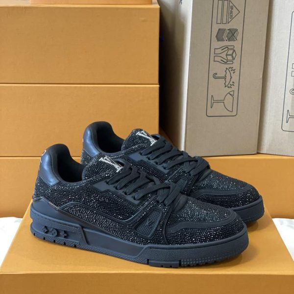 repliche,replica,perfette,siti di,affidabili,migliori siti,dove comprare,1:1,scarpe da ginnastica Versione top delle sneakers Louis Vuiton Trainer per coppia