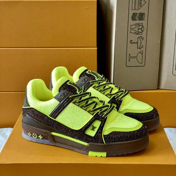 repliche,replica,perfette,siti di,affidabili,migliori siti,dove comprare,1:1,scarpe da ginnastica Versione top delle sneakers Louis Vuiton Trainer per coppia