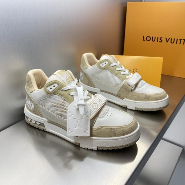 repliche,replica,perfette,siti di,affidabili,migliori siti,dove comprare,1:1,scarpe da ginnastica Top Couple versione top replica originale Louis Vuitton Sneakers Louis Vuiton Trainer