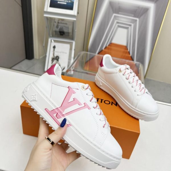 repliche,replica,perfette,siti di,affidabili,migliori siti,dove comprare,1:1,scarpe da ginnastica Scarpe bianche Louis Vuiton, questa versione estiva delle sneakers Time Out