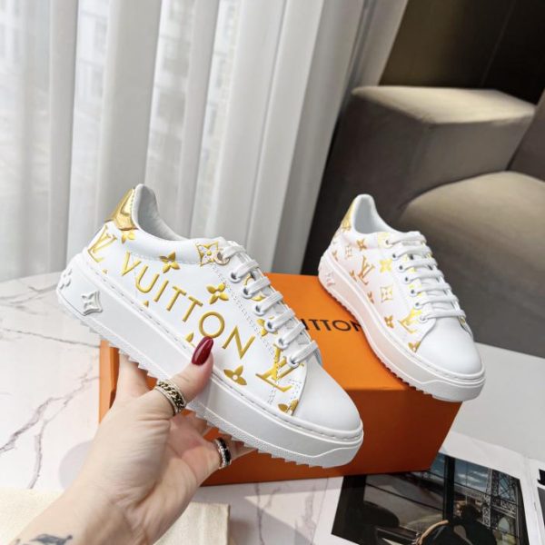 repliche,replica,perfette,siti di,affidabili,migliori siti,dove comprare,1:1,scarpe da ginnastica Scarpe bianche Louis Vuiton Time Out Scarpe da ginnastica Louis Vuiton