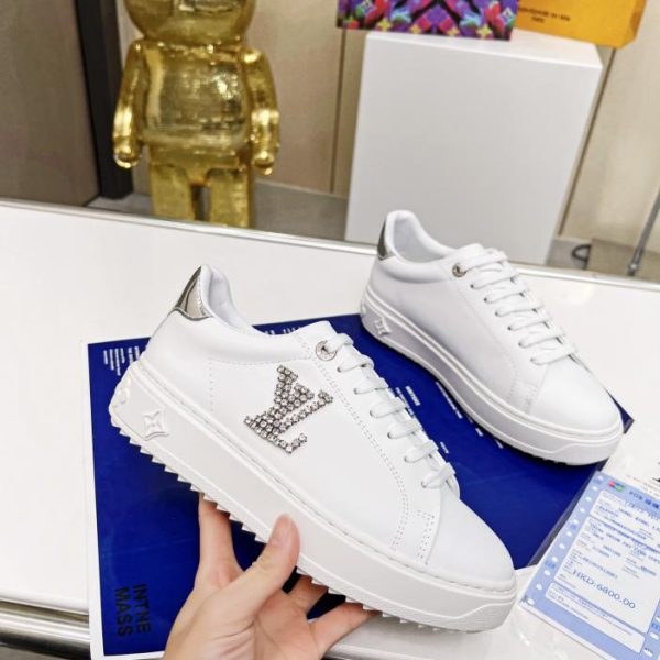 repliche,replica,perfette,siti di,affidabili,migliori siti,dove comprare,1:1,scarpe da ginnastica Scarpe bianche Louis Vuiton Sneakers Time Out