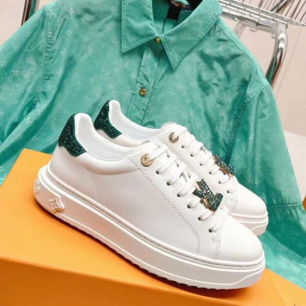 repliche,replica,perfette,siti di,affidabili,migliori siti,dove comprare,1:1,scarpe da ginnastica Sneakers Louis Vuiton con nuova lettera in strass