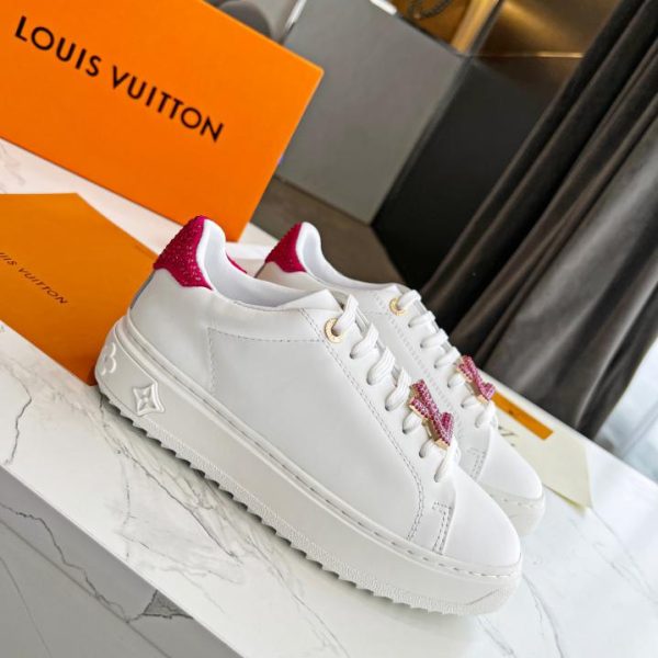 repliche,replica,perfette,siti di,affidabili,migliori siti,dove comprare,1:1,scarpe da ginnastica Sneakers Louis Vuiton con nuova lettera in strass