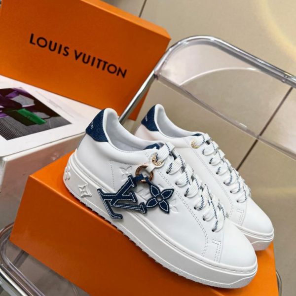 repliche,replica,perfette,siti di,affidabili,migliori siti,dove comprare,1:1,scarpe da ginnastica Scarpe bianche Louis Vuiton Sneakers Time Out