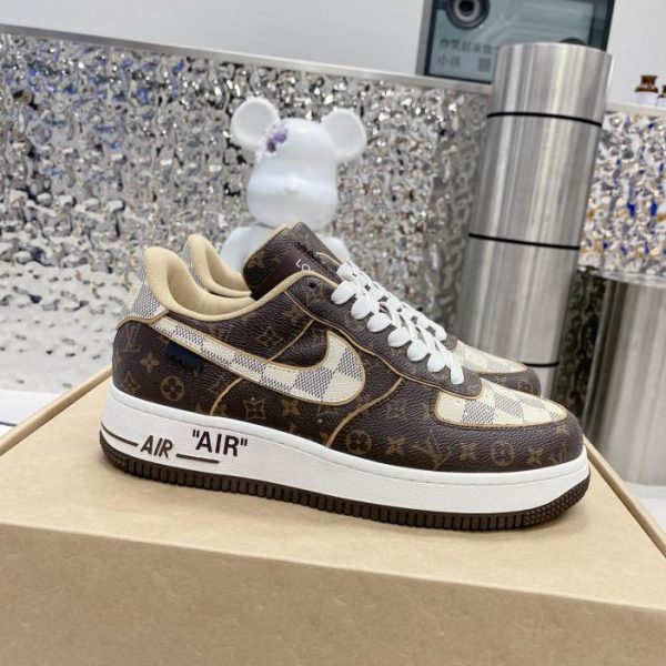 repliche,replica,perfette,siti di,affidabili,migliori siti,dove comprare,1:1,scarpe da ginnastica Stile di coppia! Louis VuittonxNikeAirForce1
