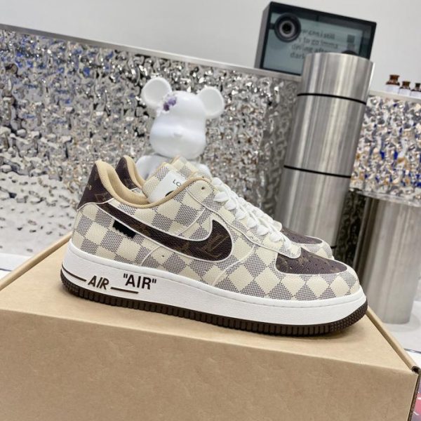 repliche,replica,perfette,siti di,affidabili,migliori siti,dove comprare,1:1,scarpe da ginnastica Stile di coppia! Louis VuittonxNikeAirForce1