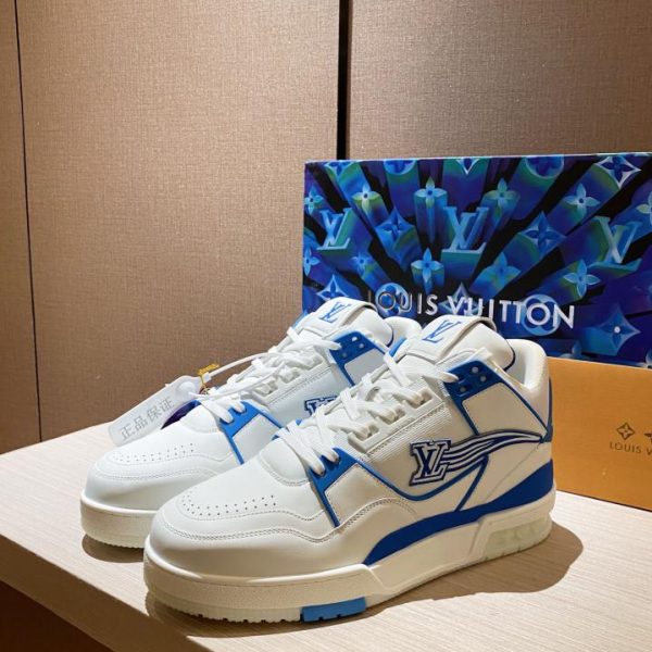 repliche,replica,perfette,siti di,affidabili,migliori siti,dove comprare,1:1,scarpe da ginnastica Versione top replica originale delle sneakers Louis Vuitton Louis Vuiton Trainer